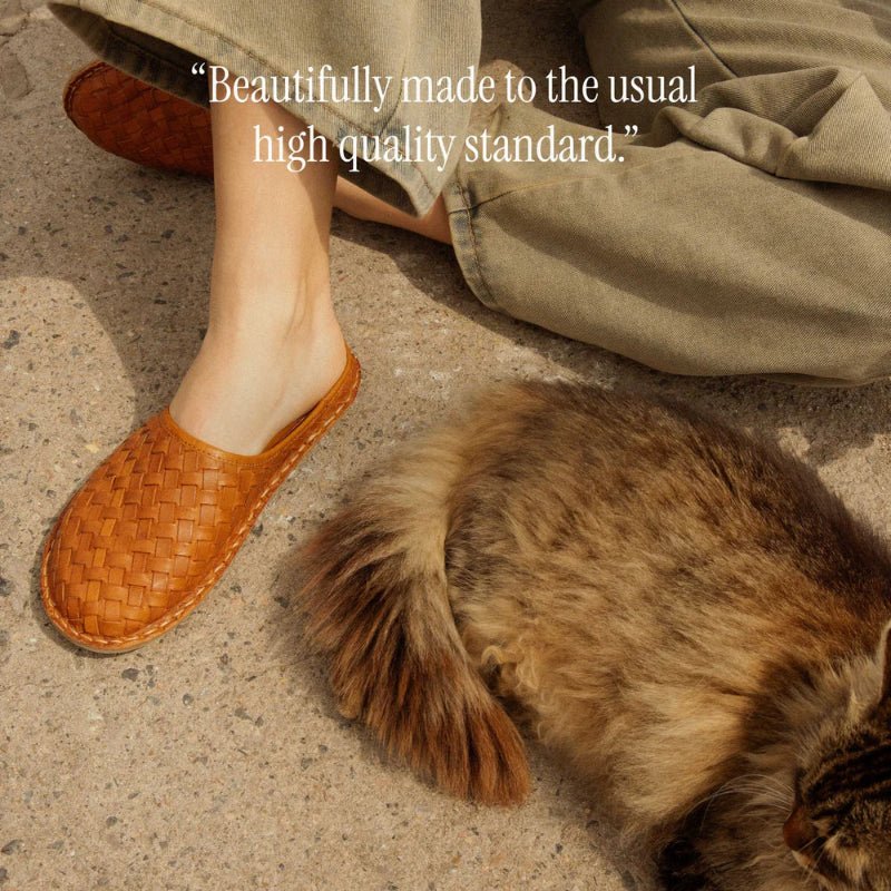 VIBAe - Roma Woven - Cognac - Nordic Home Living