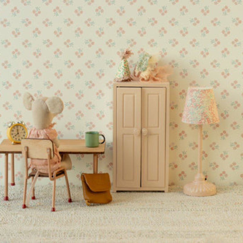 vintage Gulvlampe - mus - rosa - Nordic Home Living
