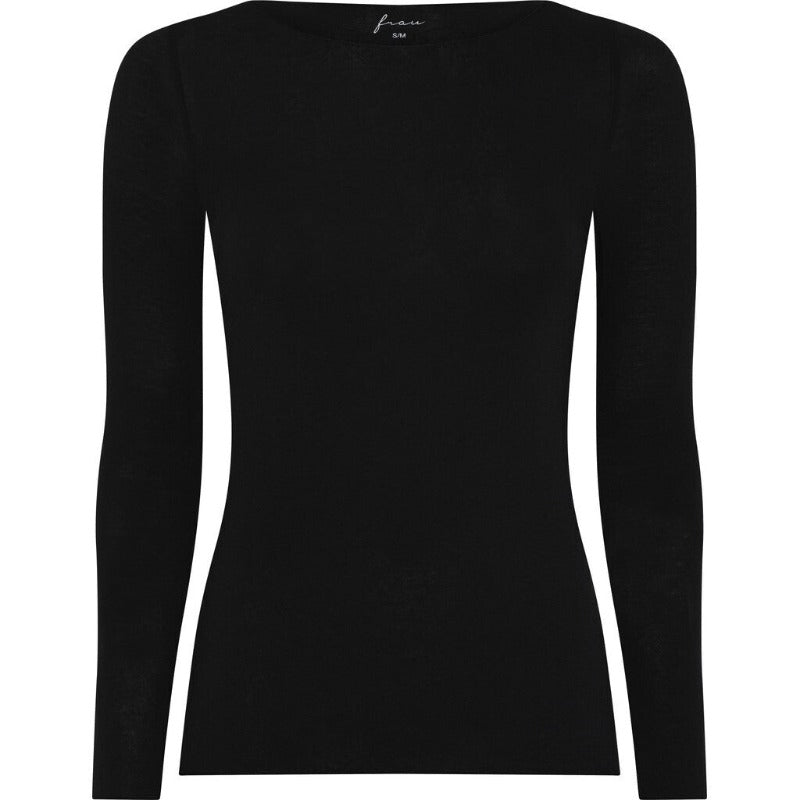 Bluse - Lima - Cashmere - Black | FRAU - Nordic Home Living