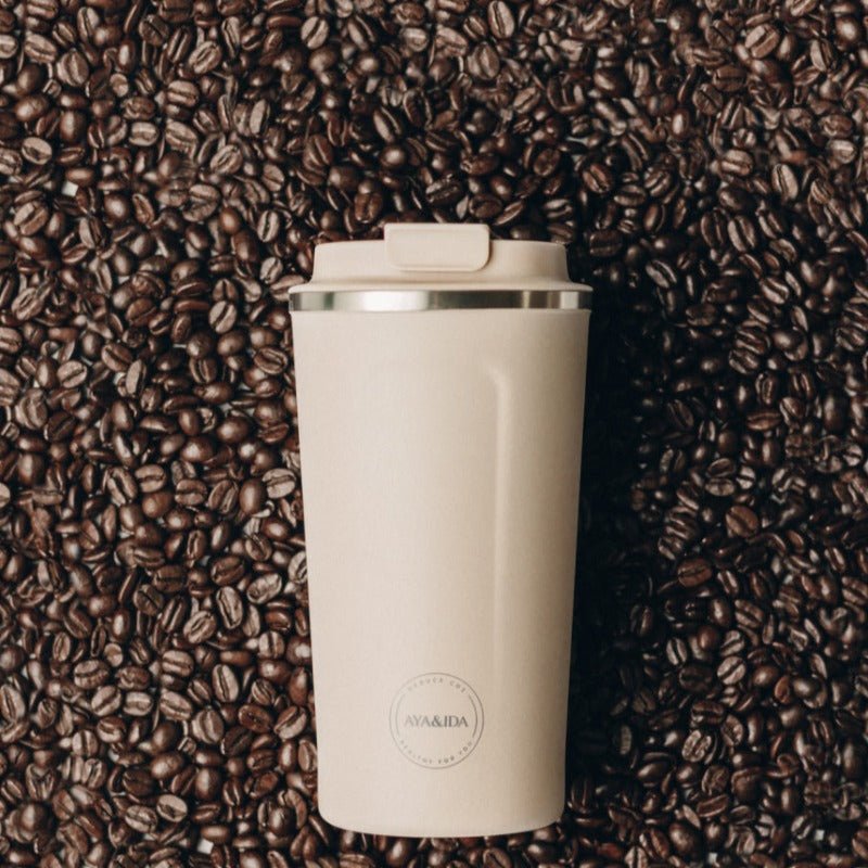 CUP2GO 500 ml - Cream Beige | AYA&IDA - Nordic Home Living