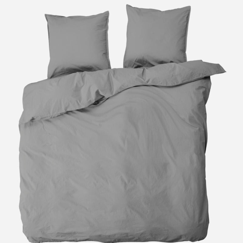 Dobbelt Sengesæt - Ingrid - Thunder grey | byNORD - Nordic Home Living