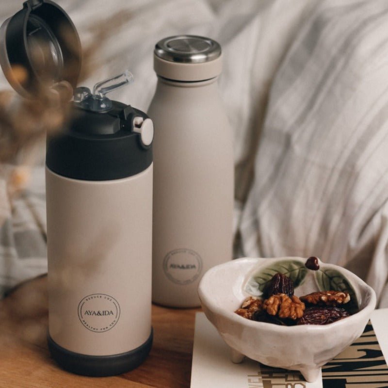 Drikkeflaske 350ml -Cream Beige | AYA&IDA - Nordic Home Living