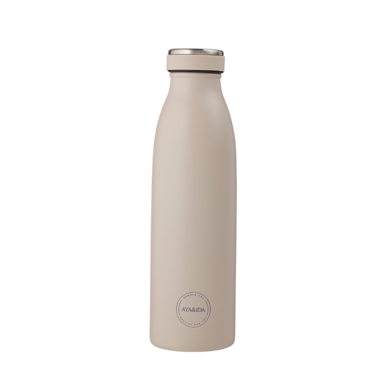Drikkeflaske 500ml -Cream Beige | AYA&IDA - Nordic Home Living