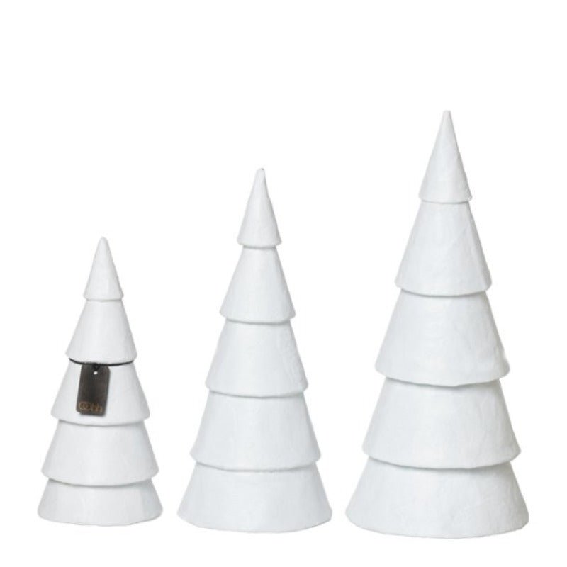 Juletræer - Pulp - Hvid - 3/stk store | OOhh - Nordic Home Living