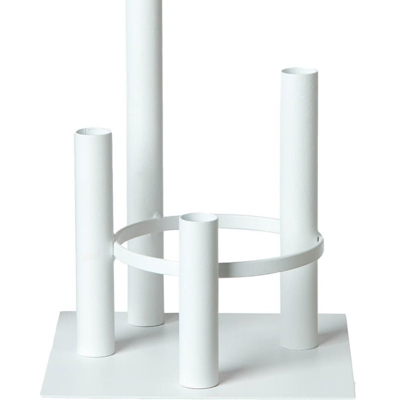 Lysestage - Vienna - Pulverlakeret - hvid | OOhh - Nordic Home Living