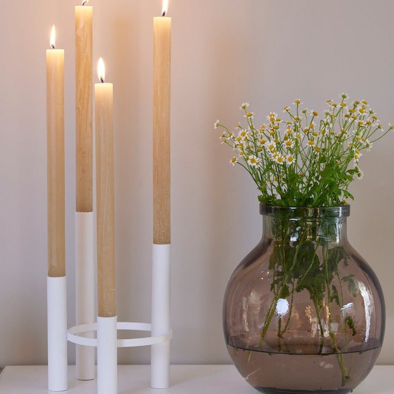 Lysestage - Vienna - Pulverlakeret - hvid | OOhh - Nordic Home Living