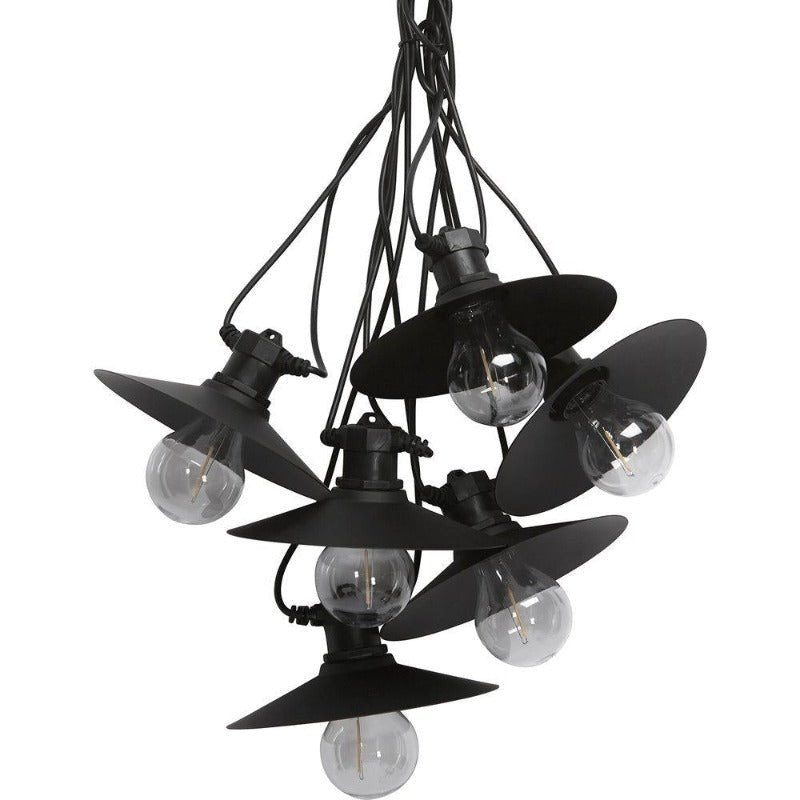 Lyskæde - Donna - sort | PR Home - Nordic Home Living
