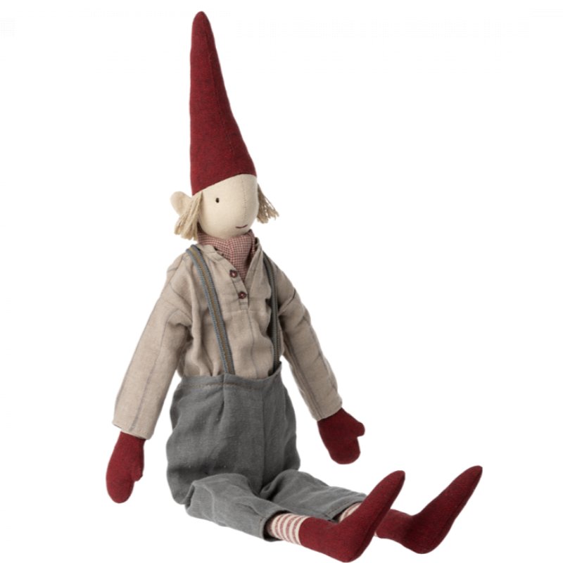 Maxi Nisse - Str. 4 - Dreng med seler | Maileg - Nordic Home Living