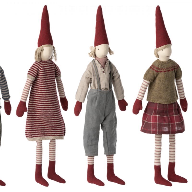 Maxi Nisse - Str. 4 - Dreng med seler | Maileg - Nordic Home Living