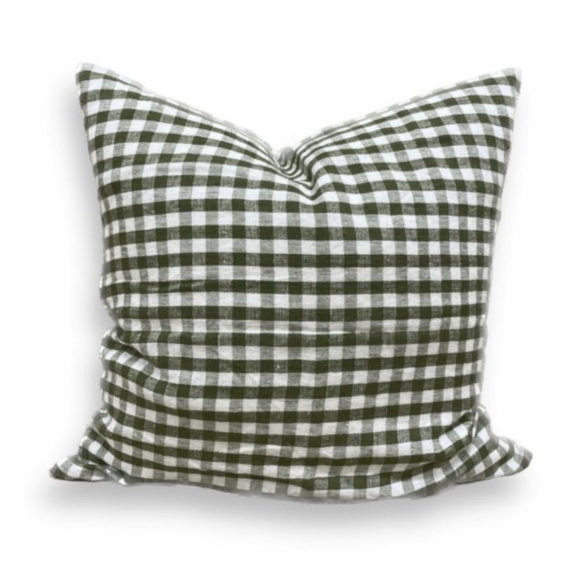 Pudebetræk - Hør - misty Square - 50x50 | Lovely Linen - Nordic Home Living