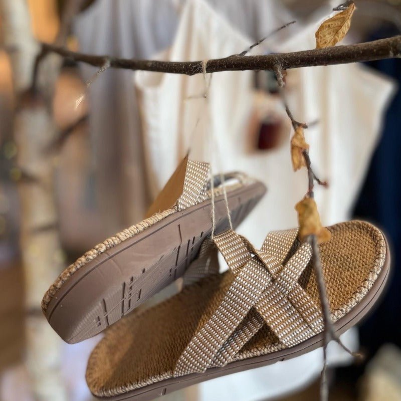 Sandal - Women#1 - Creamy White | Shangies - Nordic Home Living
