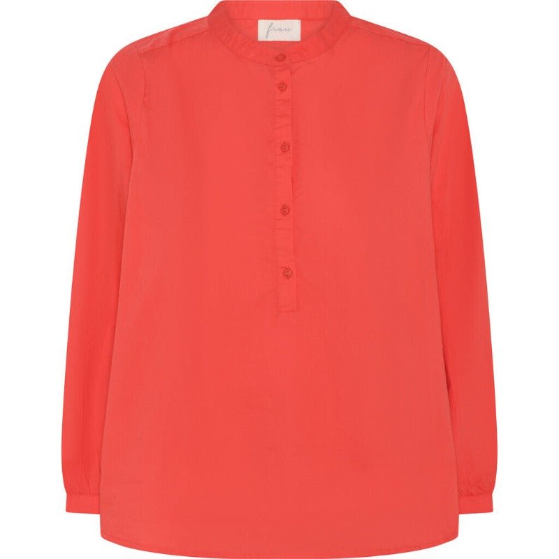 Skjorte - Madrid - Hot Coral | FRAU - Nordic Home Living