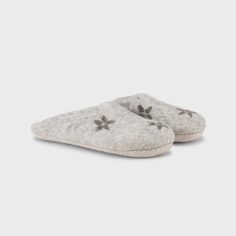 Slippers - Wool - Beige | Care By Me - Nordic Home Living