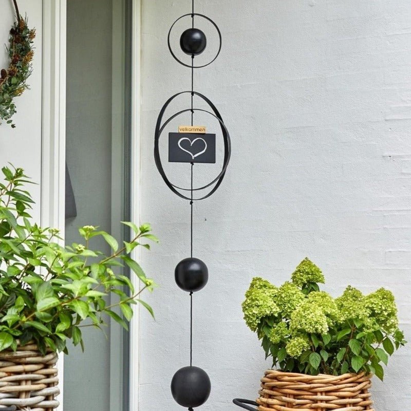 Snoren - Kugle - Sort - Small - 8 cm | Nordic by Hand - Nordic Home Living