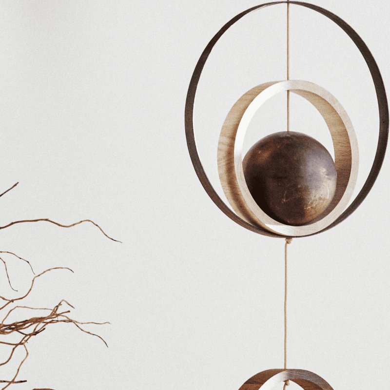 Snoren - Ring - Eg - Dia: 20cm | Nordic by Hand - Nordic Home Living