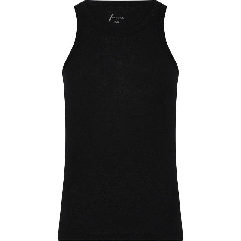 Tank top - Lucca - Cashmere - Black | FRAU - Nordic Home Living