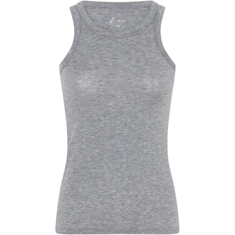 Tank top - Lucca - Cashmere - Grå meleret | FRAU - Nordic Home Living