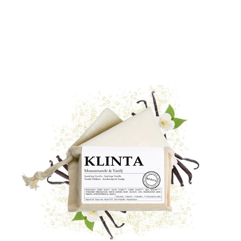 Vegan Sæbe - Mousserende & Vanilie | Klinta - Nordic Home Living
