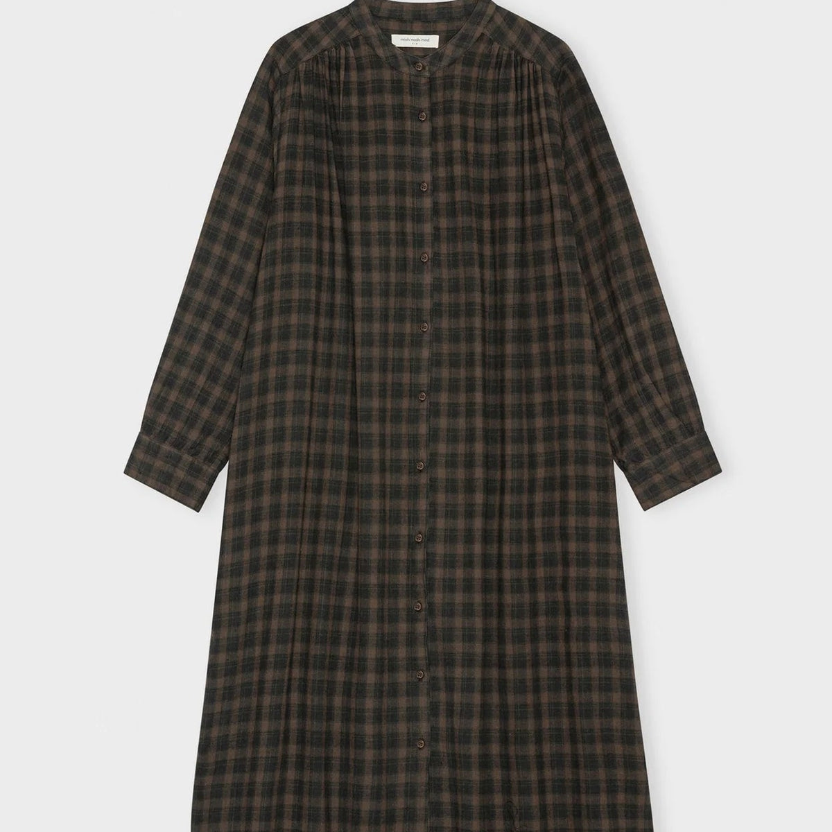 Hemdkleid - Lauren - Kaffee/Schwarz | Moshi Moshi Geist 
