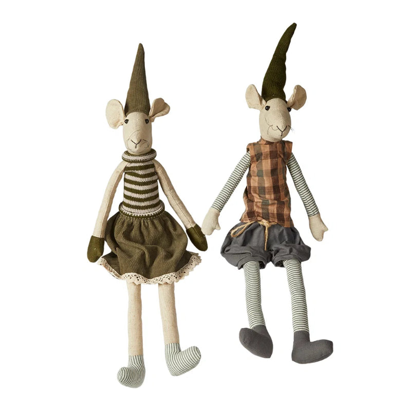 Noa & Nelli m/sæk Par H50cm stof