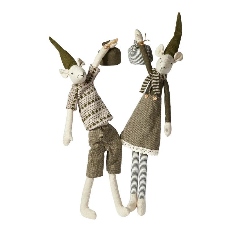 Noa & Nelli m/sæk Par H50cm stof