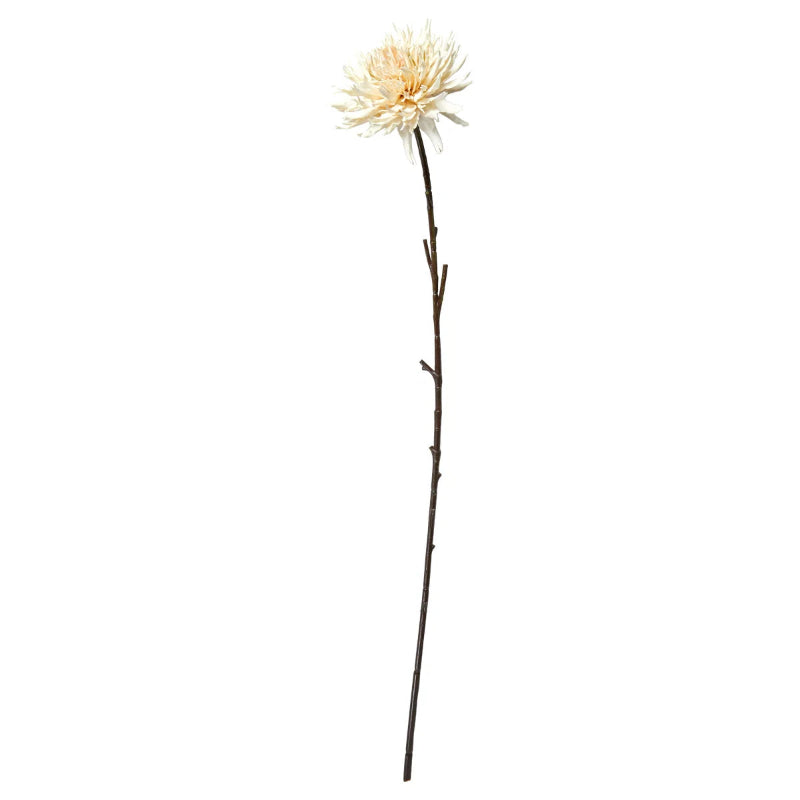 Blomst - Krysantemum stilk 75cm - white