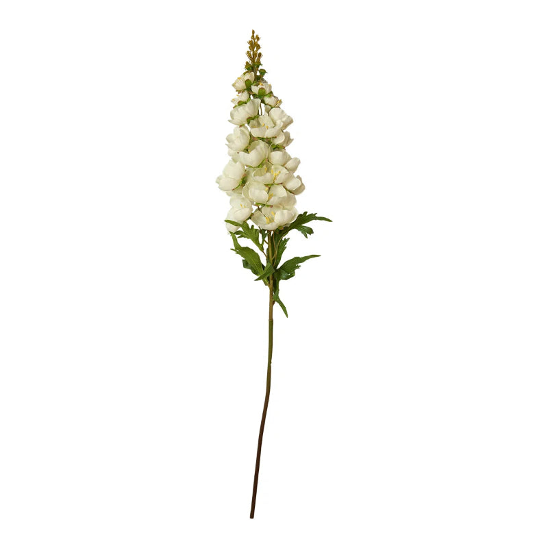 Stokrose stilk 85cm - white