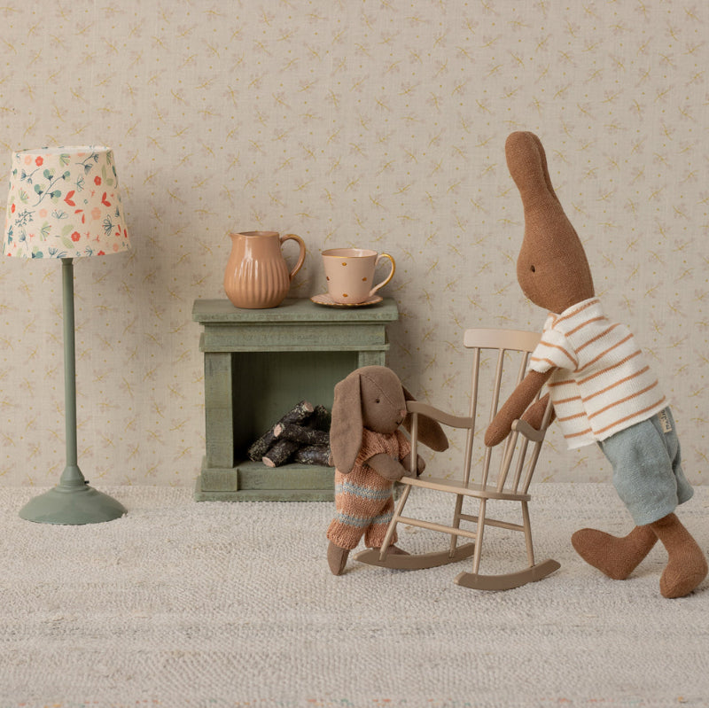 Gyngestol - Miniature - mørk sand