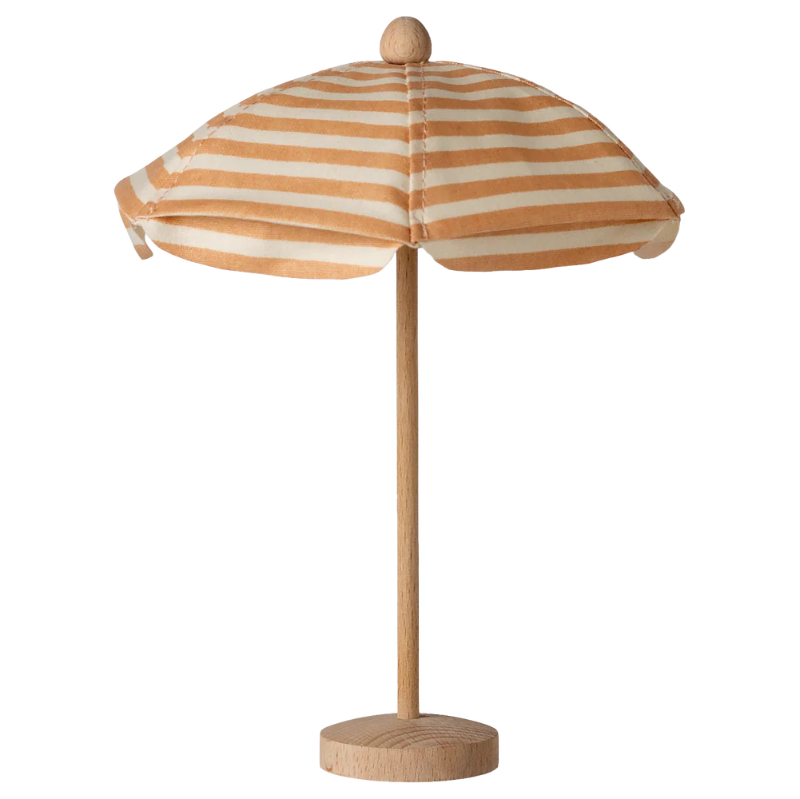 Strandparasol - Lys coral - mus
