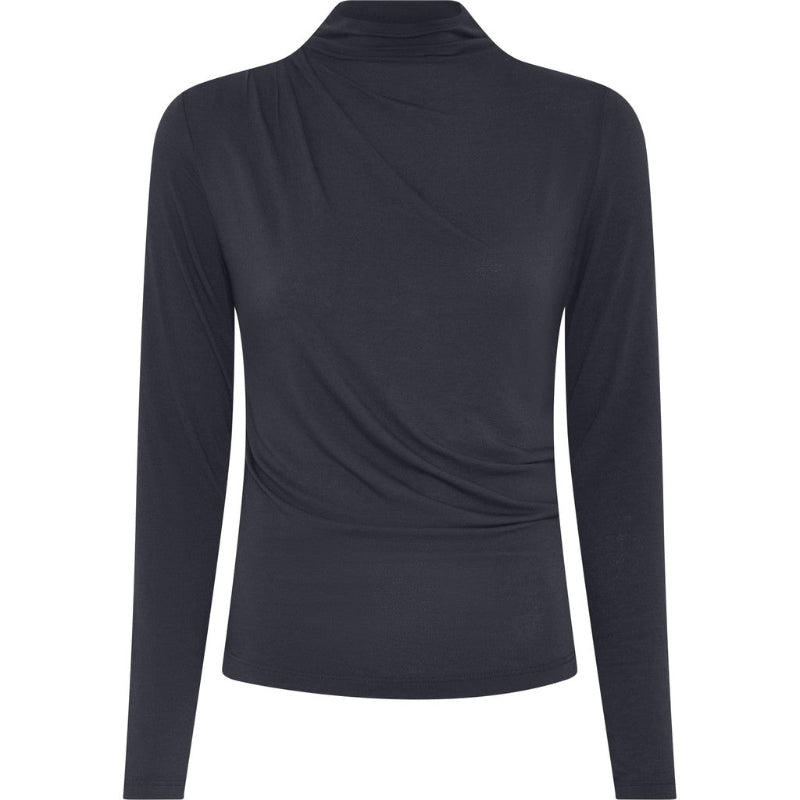 Bluse – Lima – Kaschmir – mittelgraues Mehl. | FRAU