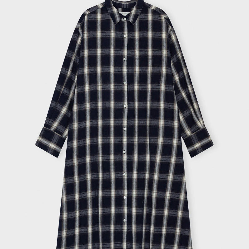 Floret Shirtdress Check