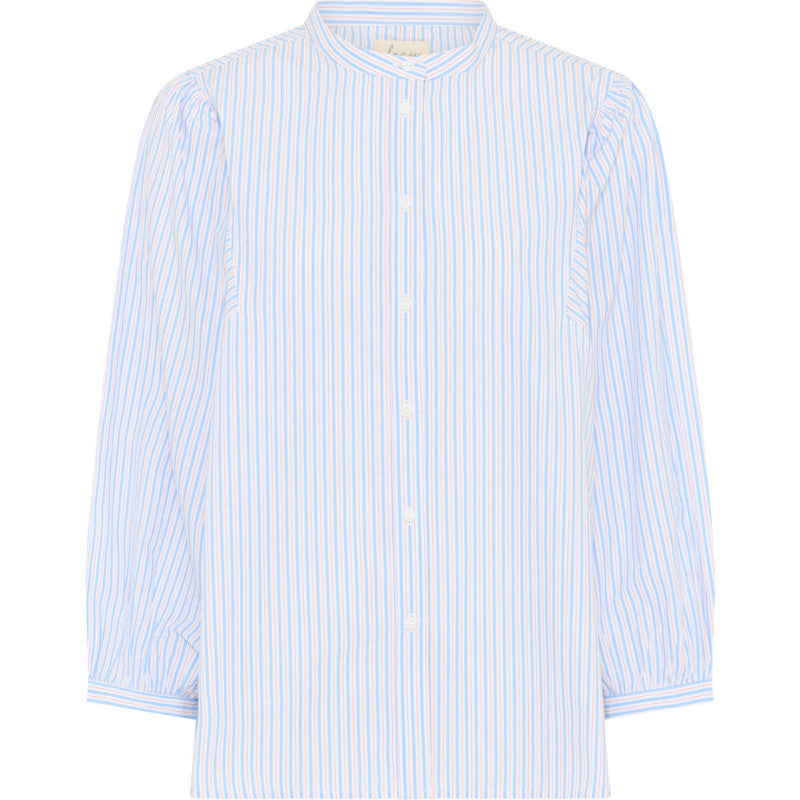 Skjorte - Pisa Puff - Blue Cameo Brown