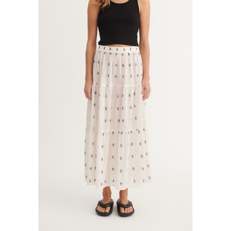 Skirt - Ada- Whisper white/sky captain