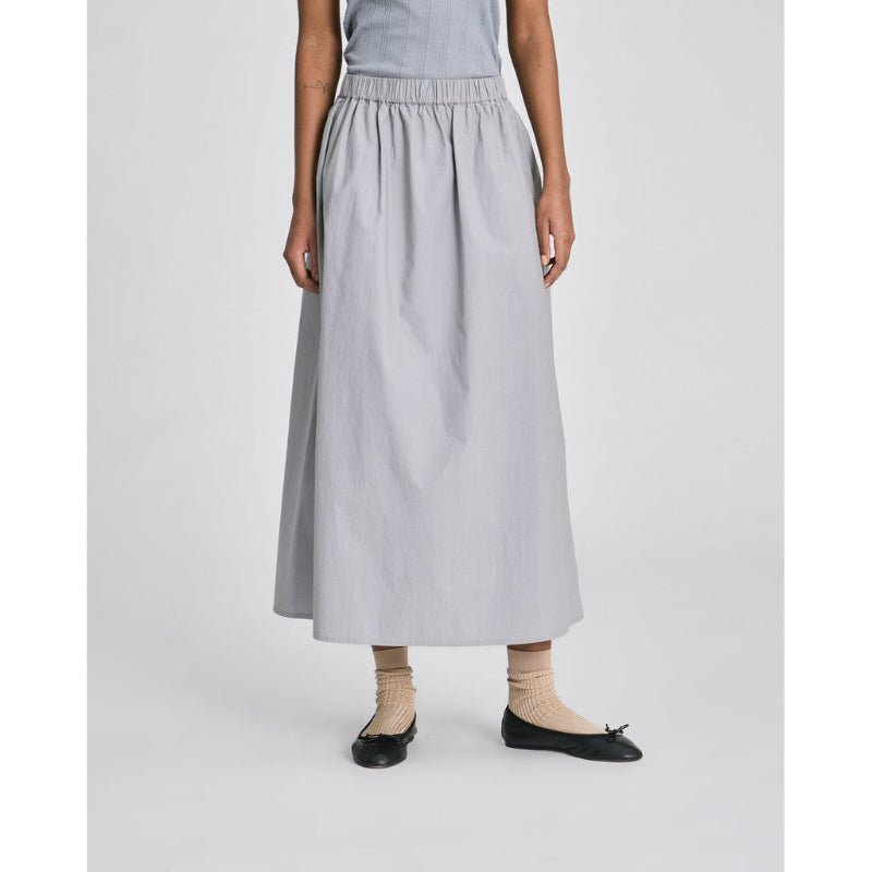 Alice Poplin skirt - monument - Nordic Home Living