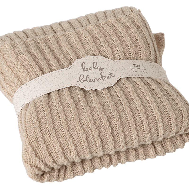 Babytæppe - Sand - Nordic Home Living