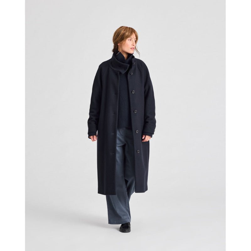 Benedikte Coat - midnight blue - Nordic Home Living