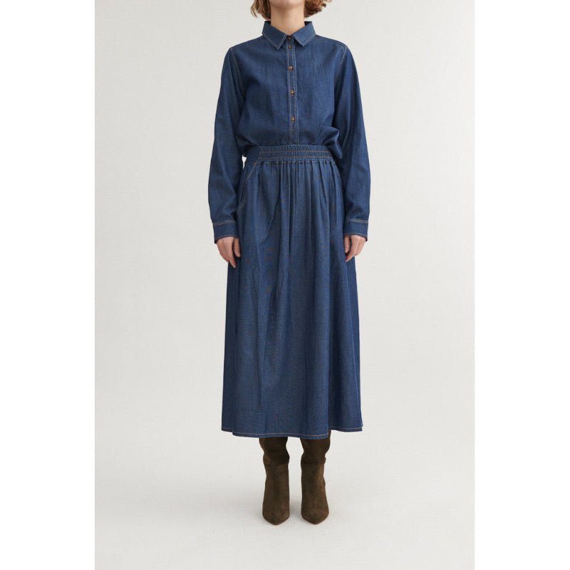 Bine - Nederdel - denim - Nordic Home Living