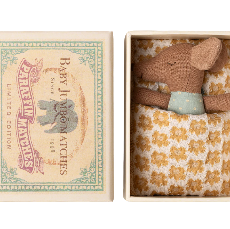 Sleepy/Wake Baby Mouse – in Streichholzschachtel – rosa | E-Mail 