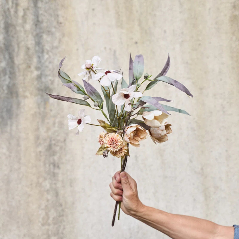Blomst - Stolt kavaler 50 cm - hvid