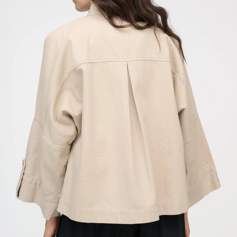 Skjortejakke - Bloom - Beige