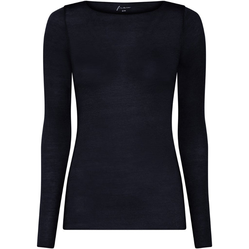 Bluse - Lima - Cashmere - Navy - Nordic Home Living