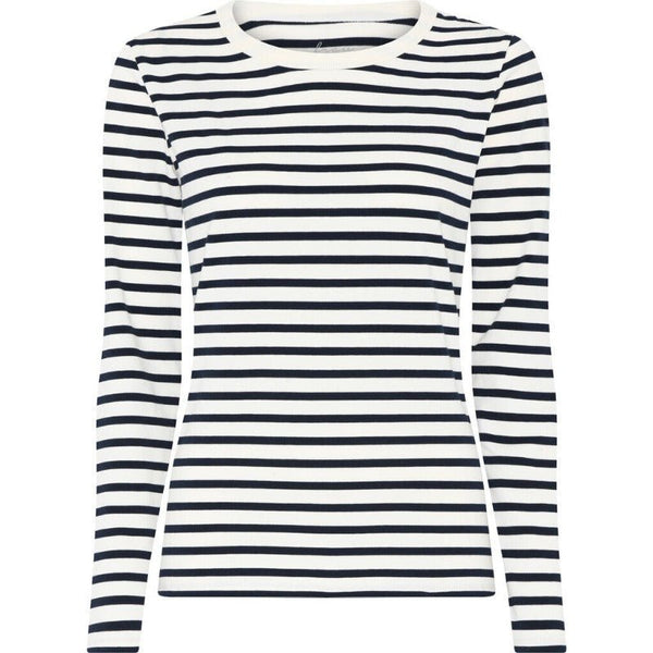 Bluse - Lucca - Dark Navy stripe | FRAU - Nordic Home Living