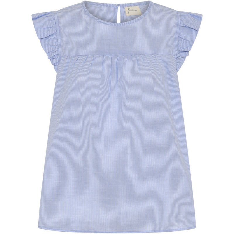 Bluse - Stockholm - Baby lavendel strib - Nordic Home Living