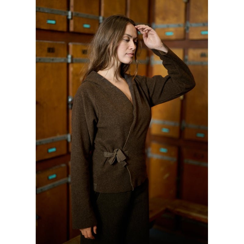 Bluse - Wrap - Chokolate - Nordic Home Living