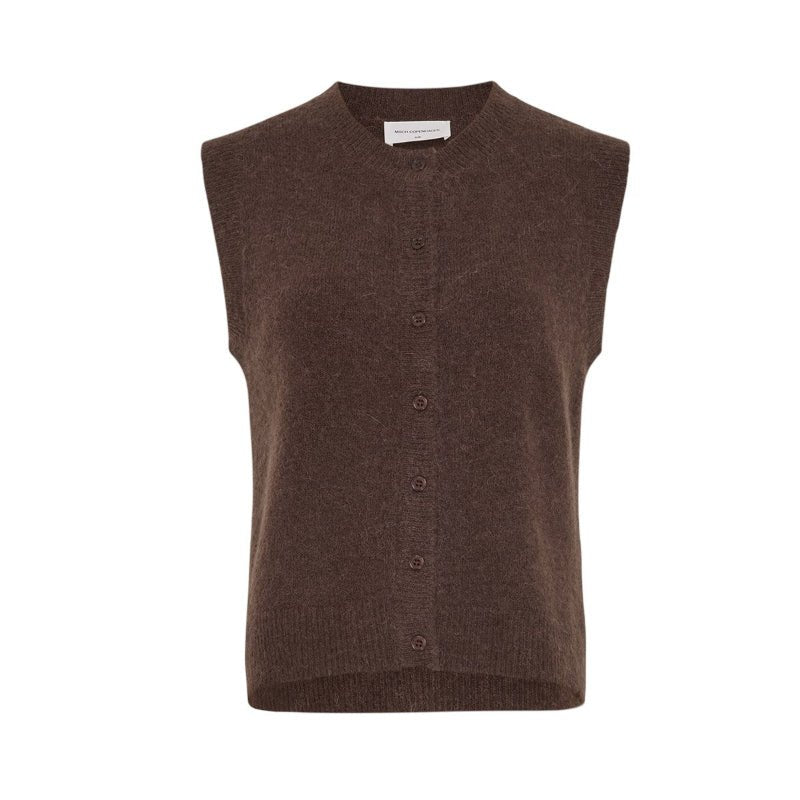 Bondie Hope Vest - Dark brown - Nordic Home Living