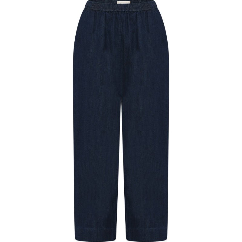 Denim - Melbourne Ankel Pant - Dark blue denim - Nordic Home Living