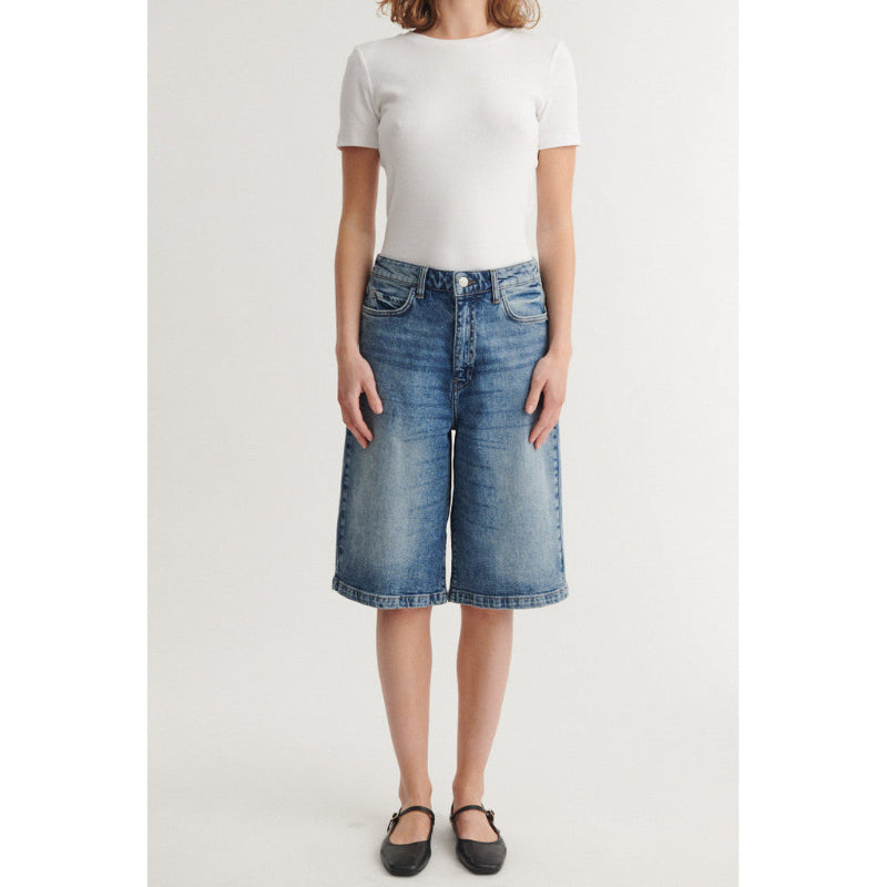 Denim shorts  - Ea - Stone Wash