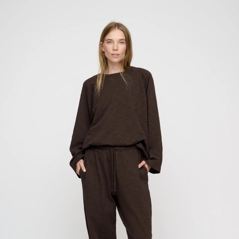 Earth Sweat shirt - Dark brown - Nordic Home Living