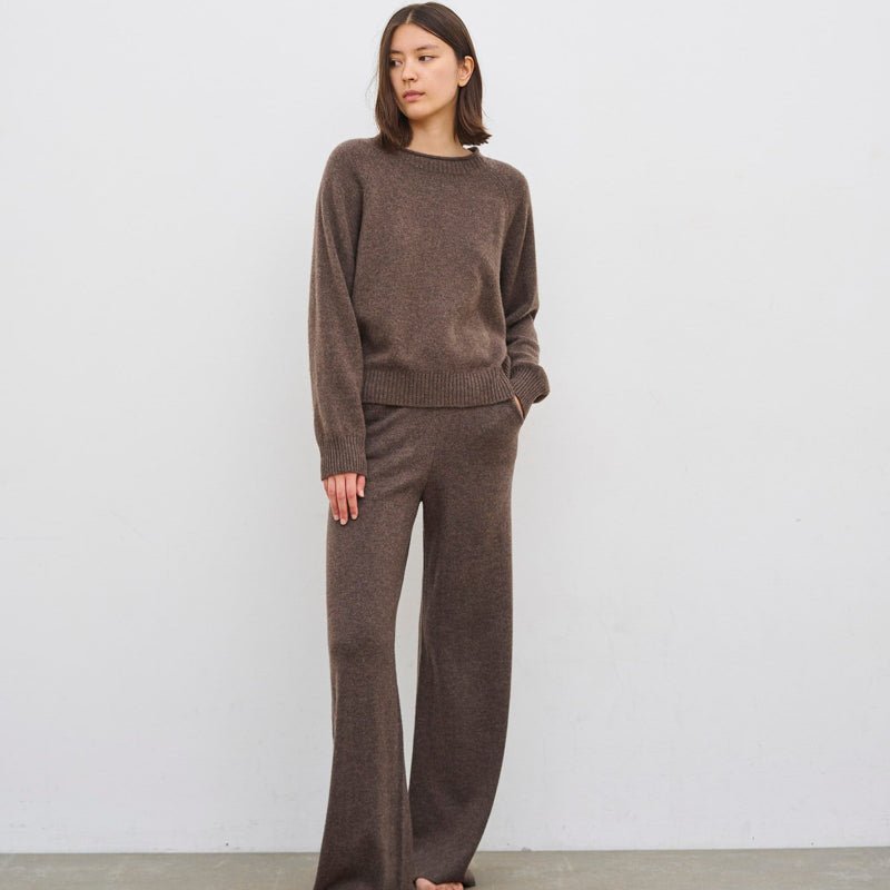 Eline Sweater - Dark Brown - Nordic Home Living