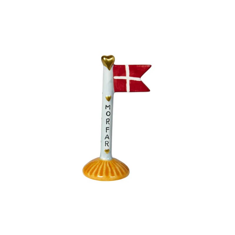 Flag 14cm - Morfar - Keramik - Nordic Home Living